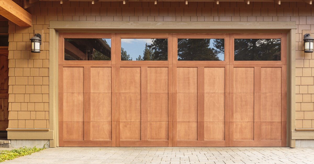 Custom garage door tailored by Parrish Garage Door Repair experts.
