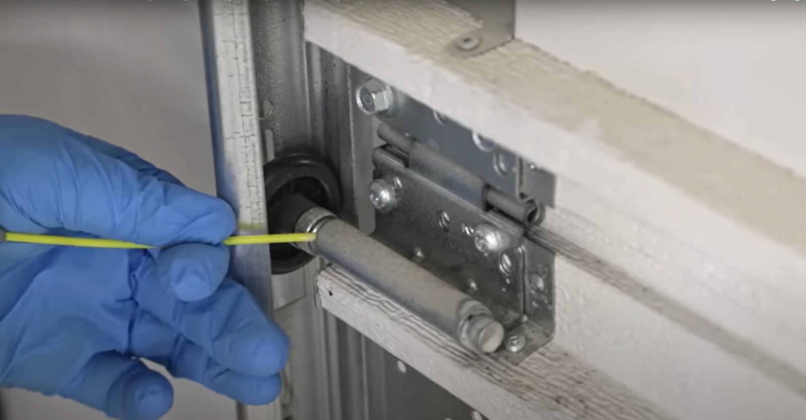 noisy garage door fix